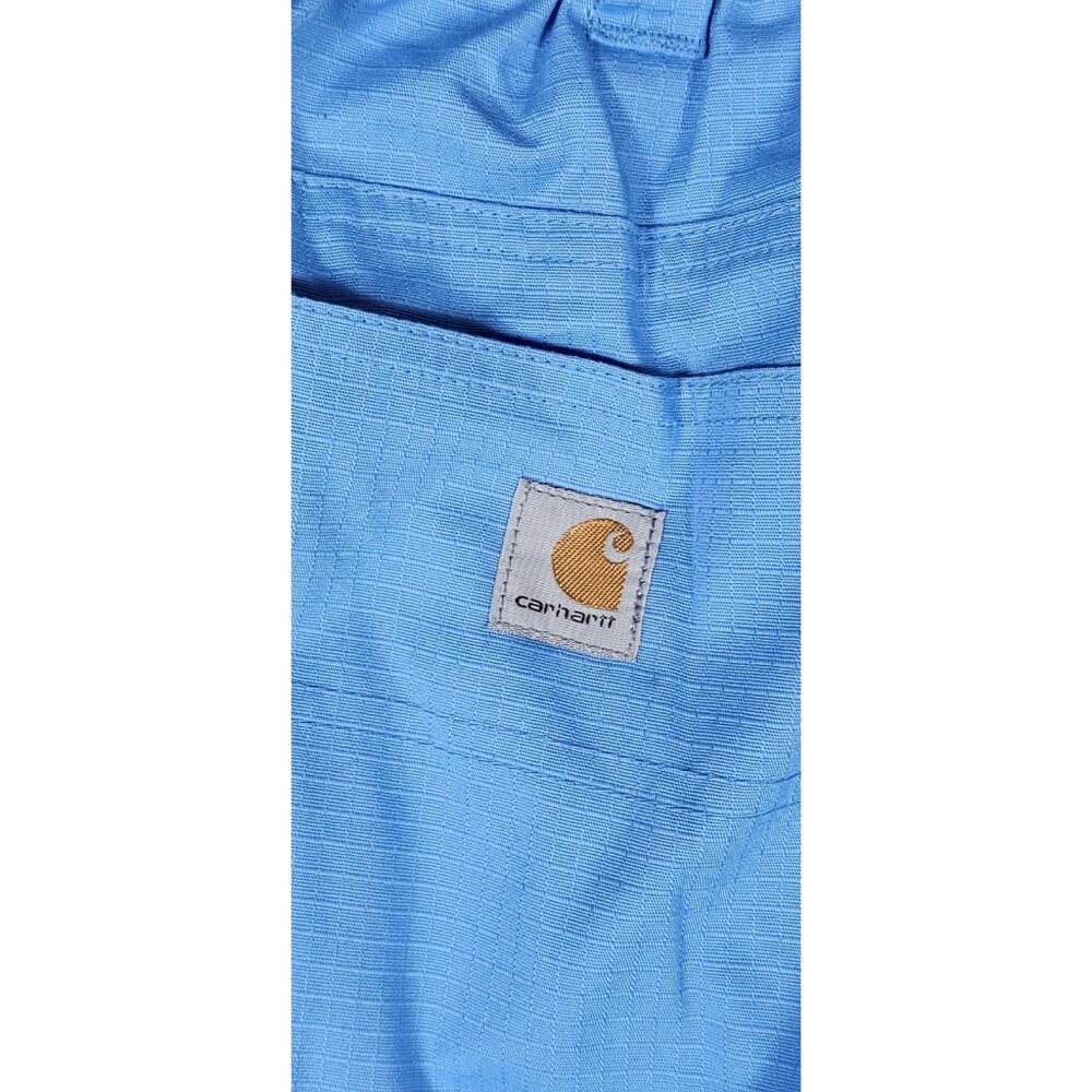Carhartt Men's Straight Leg Utility Style Cargo Pants Blue XL Drawstring Waist - Picture 11 of 11